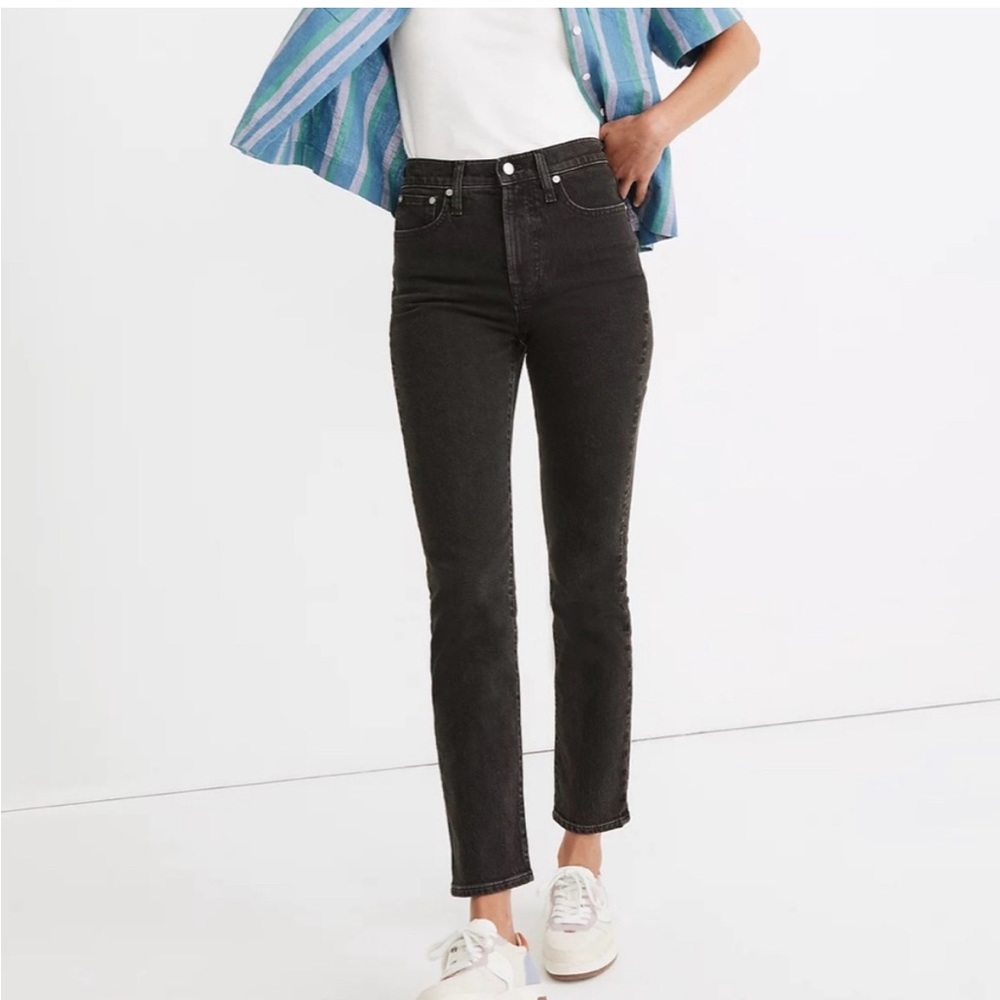 Madewell perfect vintage jeans lunar black wash